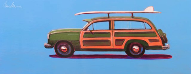 CHA11r-wWoodyOnBlue12x30AcrylicPanel