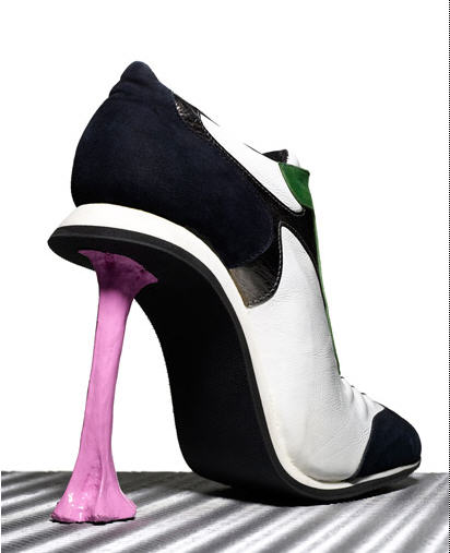 kobi_levi_chewinggum chewing gum heel, Kobi Levi, art, shoes, fashion