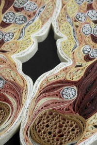 “Anatomy” Quilled Paper Sculptures by Lisa Nilsson – ArtStormer