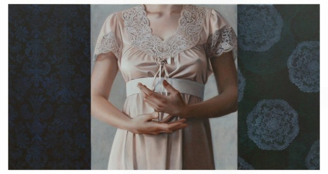 Shhh...exhibition 2008 - Enfold - Oil on Canvas 71 x 131cm(1)