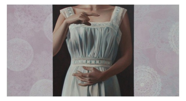 Shhh...exhibition 2008 - Patience - Oil on Canvas 71 x 131cm (3)(1)